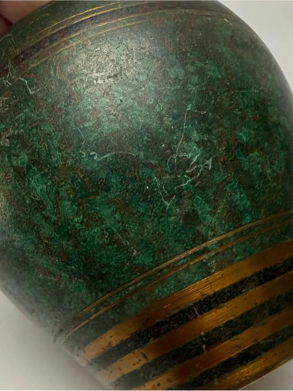 Vintage Carl Sorensen Signed Art Deco Bronze Vase - Picture 5 of 14